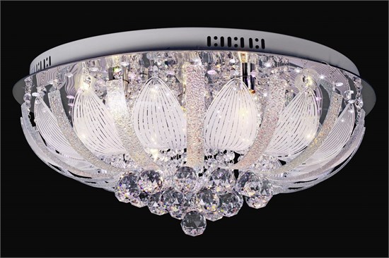 1-9316-9-CR-LED Y E14 Люстра Буше Максисвет  1-9316-9-CR-LED Y E14 - фото 634095