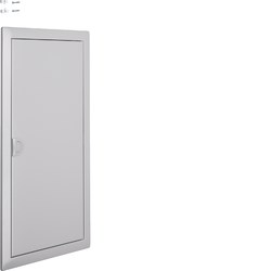 VZ323N Volta Наружная рамка с дверцей для встраиваемого щитка, 3-рядного, серебряный металлик HAGER VZ323N - фото 634225