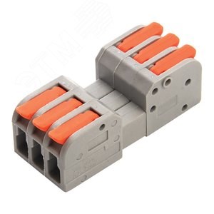 39874 LD221-423 Клемма монтажная 6х0,14-0,2/4мм² (для многопроволочной жилы) (уп.40шт.) Stekker (Китай) 39874 - фото 634290