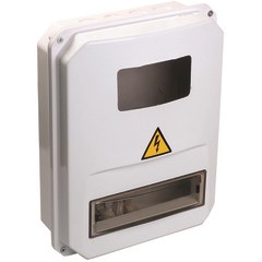 SQ0906-0301 ЩУРН-П-1ф-8 IP54 Шкаф учетно-распределительный 383х234х119мм, пластик (уп.4шт.) TDM  SQ0906-0301 - фото 634467