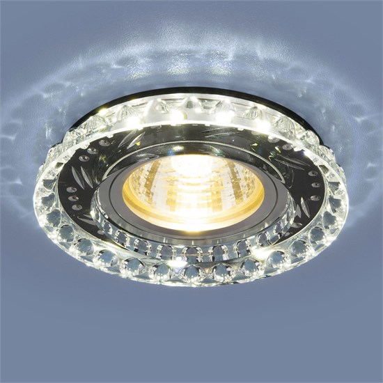 8351 MR16 CL/BK прозрачный/черный Cветильник встраиваемый (уп.10/30шт.) Elektrostandard 8351 MR16 CL/BK прозрачны - фото 634520
