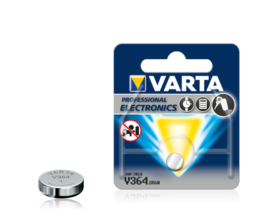 364.101.111 (SR621SW) SR60/G1 V364 BL1 Элемент питания (блистер 1шт.) Varta 364.101.111 - фото 634547