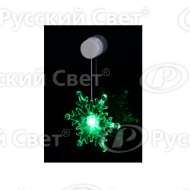 KOCNL-SL112 Фигурка "Снежинка" присоска на стекло Космос KOCNL-SL112 - фото 634572
