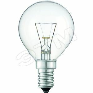 00006511/01186250 PHILIPS Stan 40W E14 230V P45 CL Лампа накаливания шар прозрачный (уп.100шт.) 926000006511 - фото 634622
