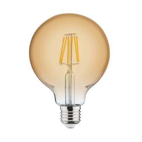 HRZ00002344 001-030-0006 Светодиодная филаментная лампа 6W 2200К E27 Глобус (уп.50шт.) HOROZ ELECTRIC HRZ00002344 - фото 634646