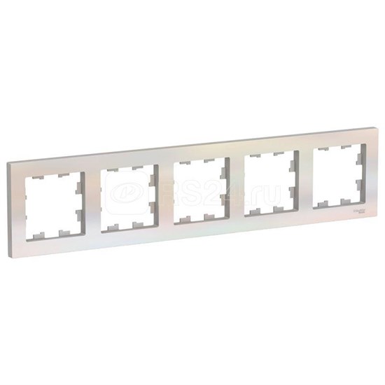 ATN000405 AtlasDesign Рамка 5 постов универсальная, жемчуг (уп.5шт.) Systeme Electric (Россия) ATN000405 - фото 634676