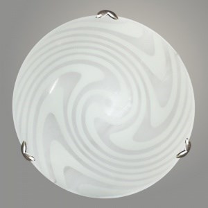 Диона Светильник d300 белый/песк/хром 2х60W E27 НПБ-300 н. (Никольский завод) 988019711 - фото 634795