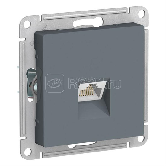 ATN000783 Atlasdesign Механизм розетки компьютерной RJ45 Cat.5e, грифель (уп.5шт.) Systeme Electric (Россия) ATN000783 - фото 634803