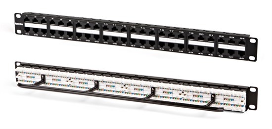 PPHD-19-48-8P8C-C5e-110D Патч-панель в/плотн. 19", 1U, 48 портов RJ-45, Cat. 5e, Dual IDC Hyperline (Китай) 32809 - фото 634819