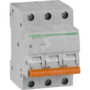 11223 DOMOVOY Выключатель автоматический 3п 16A C ВА63 4.5кА (уп.4шт.) Schneider Electric 11223 - фото 634967