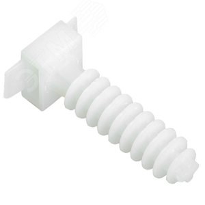 UHP32-30-10-100-K01 30х10мм белый Дюбель для ремешков (уп.100шт.) IEK® UHP32-30-10-100-K01 - фото 634975