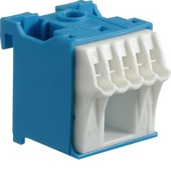KN06N Блок N-клемм, 6 клеммных выходов HAGER KN06N - фото 635017