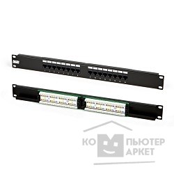 PP2-19-16-8P8C-C5е-110D Патч-панель 19", 1U, 16 портов RJ-45, Cat. 5e, Dual IDC Hyperline PP2-19-16-8P8C-C5е-110D - фото 635161