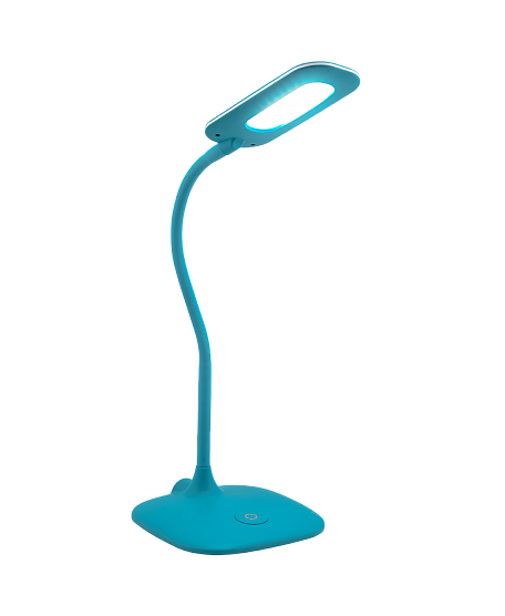 TL-319T бирюзовый Настольный светодиодный светильник c корпусом soft-touch, 7Вт ВЫВЕДЕН ИЗ АССОРТИМЕНТА TL-319T - фото 635171
