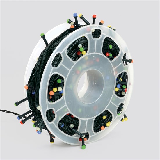 51436 CL98 230V 2200 LED 50м, 2700K, IP44, шнур 3м Гирлянда линейная на бобине (уп.20шт.) FERON (Китай) 51436 - фото 635185