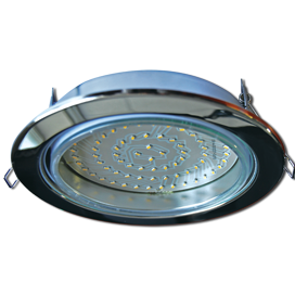 FC70H5ECB Ecola GX70-H5 Cветильник встраиваемый хром (уп.40шт.) FC70H5ECB - фото 635193