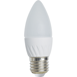C7TV50ELC Ecola Light candle LED 5,0W 220V E27 4000K Лампа св/д свеча (уп.100шт.) C7TV50ELC - фото 635195