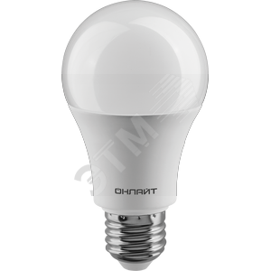 61158 OLL-A60-20-230-4K-E27 ОНЛАЙТ Лампа светодиодная 20W 4000K 230V E27 (уп.100шт.) Navigator 61158 OLL-A60-20-230-4K-E27 - фото 635209