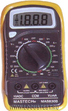 MAS830B - Цифровой мультиметр Mastech MAS830B - фото 635234