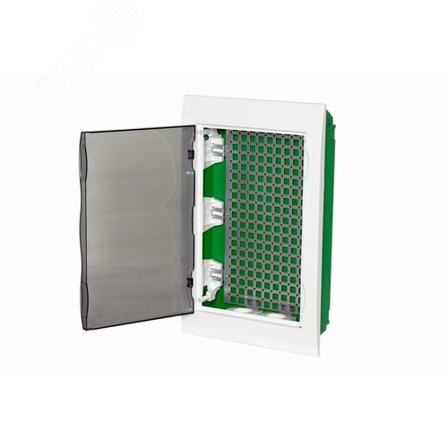 EZ9E312S2FIT City9 Box IT Бокс ЩРВ-П-36 для мультимедиа встраиваемый пластик с дымч. прозр. дверцей IP40 Systeme Electric (Россия) EZ9E312S2FIT - фото 635349