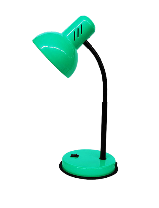 НТ 2077А Бирюзовый. Светильник настольный на подставке 60W, Е27, 220V (уп.18шт.) Трансвит АО НТ 2077А Бирюзовый. - фото 635406