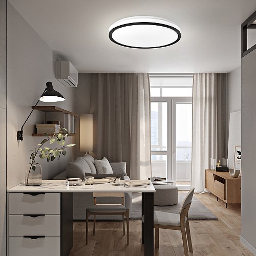 48073 AL6240 “Simple matte” 80W, Max. 5600Lm, 3000К-6500K, Светильник светодиодный управляемый с пультом FERON 48073 - фото 635441