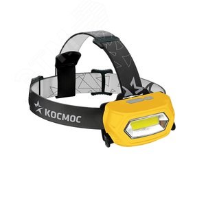 KOC-LiPoH3WCOB 3W COB LED, аккум. 3,7V 800mAh, 210Lm, 6 часов Фонарь налобный аккумуляторный КОСМОС (Китай) KOC-LiPoH3WCOB - фото 635518