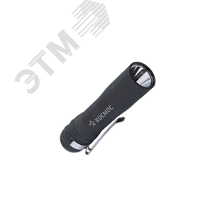 KOC120B 0,5Вт LED/1xAA/ABS-пластик c каучуковым напылением/зажим для крепления Фонарь ручной КОСМОС (Китай) KOC120B - фото 635553