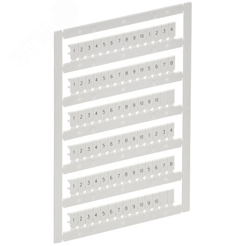 AF-CT10D-M-004-01 ARMAFIX Маркер для CTS/CP 4мм² с символами 110 (уп.10шт.) IEK® AF-CT10D-M-004-01 - фото 635753