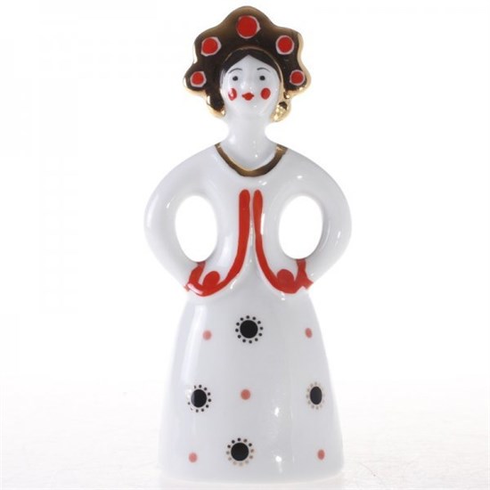 Скульптура Матрешка-невеста (в красном платье), Дулево Скульптура Матрешка-невеста (в красном платье), Ду - фото 635778