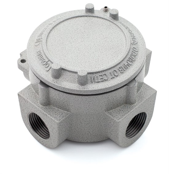 СКВ-Т90G2 Коробка распределительная взрывозащищённая 1Ex db IIC T6 Gb, IP66. 3 отв. G 3/4" ЗАВОД ГОРЭЛТЕХ ООО (Россия) СКВ-Т90G2 - фото 635781