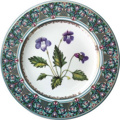 81.32669.00.1 Тарелка декоративная в подарочной упаковке 270 мм, форма Европейская, рисунок Фиалка надрезанная, АО "Императорский фарфоровый завод" 81.32669.00.1 - фото 635793