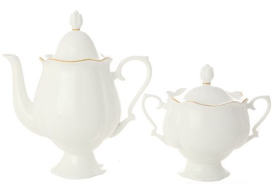 81.20563.00.1 Сервиз кофейный форма Наташа рисунок Золотая лента 6/14, АО " Императорский фарфоровый завод" 81.20563.00.1 - фото 635802