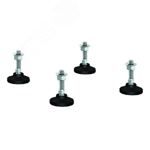 R5A45 RAM telecom Комплект ножек для шкафа CQE M12х50мм (4 ножки) ДКС (Россия)  R5A45 - фото 635811