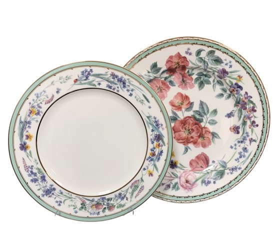 81.30749.00.1 Сервиз столовый форма Премиум Рисунок Улыбка флоры, 6 персон 24 предмета, АО "Императорский фарфоровый завод" 81.30749.00.1 - фото 635884