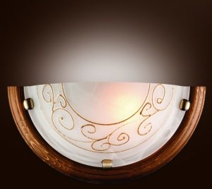 034 FB09 108 золото/дуб/бронза Бра E27 100W 220V BAROCCO WOOD Сонекс 034 - фото 635895