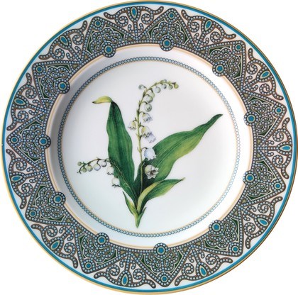 81.32668.00.1 Тарелка декоративная в подарочной упаковке 270 мм, форма Европейская, рисунок Ландыш майский, АО "Императорский фарфоровый завод" 81.32668.00.1 - фото 635925