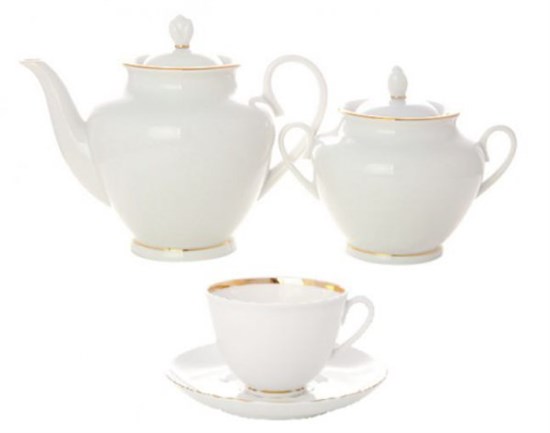 81.13896.10.1 Сервиз чайный форма Весенняя рис. Белоснежка, 6/14 предметов, АО "Императорский фарфоровый завод" 81.13896.10.1 - фото 635938