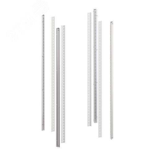 RGITKMN38 RAM telecom IT-CQE RAL7035 Стойки вертикальные комплект для 38U ДКС (Россия) RGITKMN38 - фото 635942