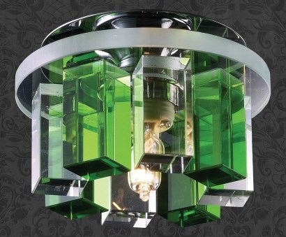 369357 NT09 105 хром/прозрачно-зелёный Встраиваемый IP20 G9 40W 220V CARAMEL 3 NOVOTECH 720070 - фото 636011