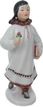 82.00959.00.1 Скульптура Якутка с цветком, ИФЗ 82.00959.00.1 - фото 636027