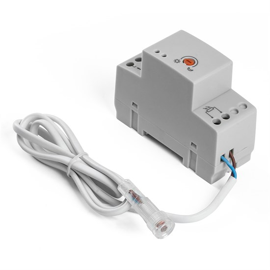 41817 SEN28 Датчик освещенности на DIN-рейку 230В 3000Вт выносной сенсор 1м IP65 белый FERON 41817 - фото 636067