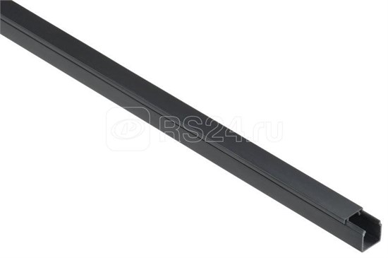 EL-KK10-015-010-1-K02 ELECOR ЧЕРНЫЙ Кабель-канал 15х10мм (уп.144м.) IEK® (Китай) EL-KK10-015-010-1-K02 - фото 636173