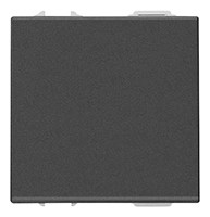 09008.2.CM Neve Up Кнопка 1П НР 10A 2 модуля, карбон матовый Vimar (Италия) 09008.2.CM - фото 636207