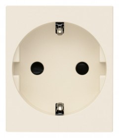 30208.C Linea Механизм розетки 1 гнездо с заземлением и шторками конопляная Vimar (Италия) 30208.C - фото 636244