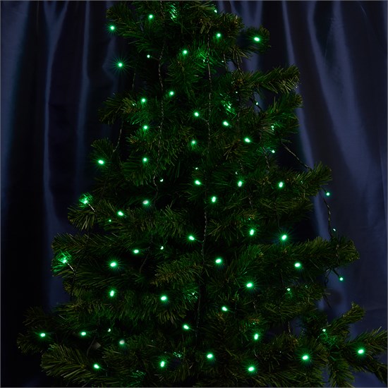 32306 CL05 230V 100 LED 10м, зелёный, IP20, шнур 3м Гирлянда линейная FERON (Китай) 32306 - фото 636259