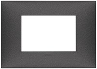 09673.14 Neve Up Накладка на 3 модуля, карбон матовый Vimar (Италия) 09673.14 - фото 636283