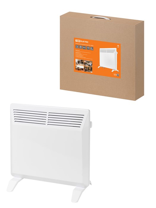 SQ2520-1211 ЭК-1000Х, 1000Вт, термостат, ножки, белый Конвектор электрический TDM SQ2520-1211 - фото 636316