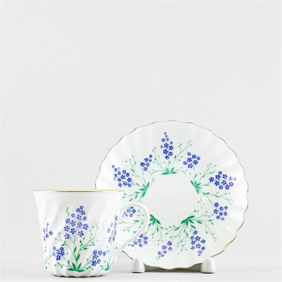 81.17864.00.1 Чашка с блюдцем кофейная ф. Витая рис. У ручья, ИФЗ 81.17864.00.1 - фото 636342