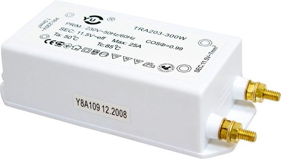 21038 TRA203 230V/12V 300W Трансформатор электронный понижающий FERON (Китай) 21038 - фото 636389